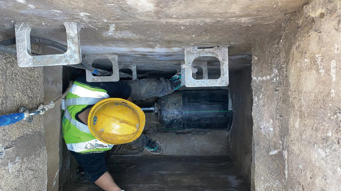 蓬莱HDPE短管内衬法